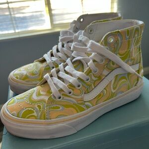 Vans Swirl High-Top Sneakers